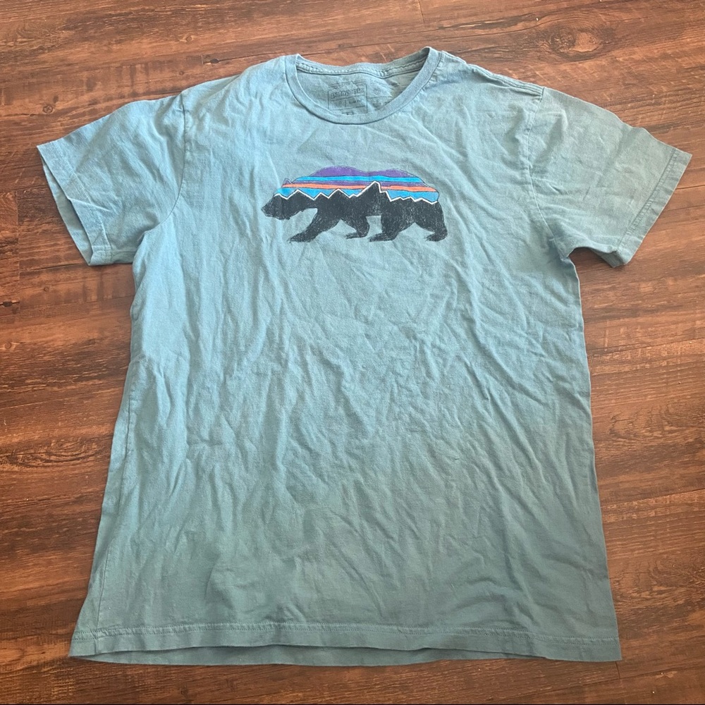 Green Patagonia tee
